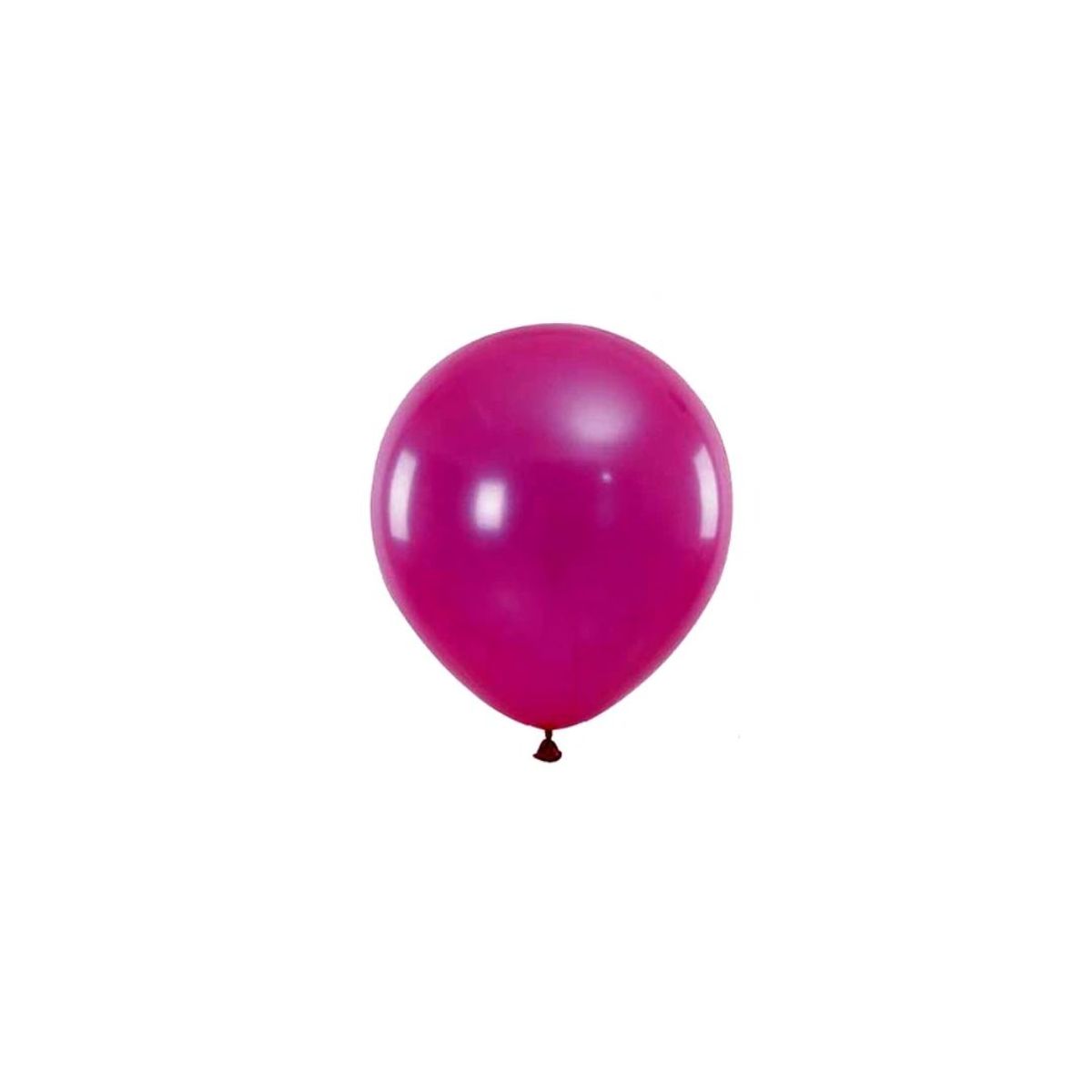 GENERICO - Globo De Látex Color Fucsia Oscuro Brillante 12pcs 23cm