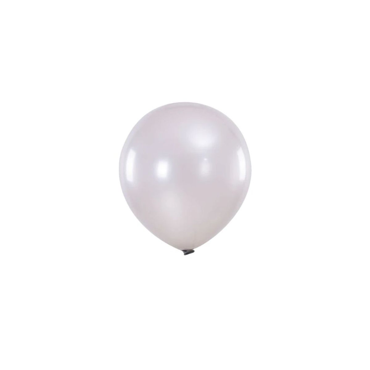 GENERICO - Globo De Látex Color  Plateado 25pcs 30cm