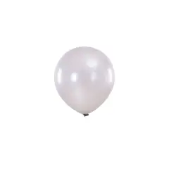 GENERICO - Globo De Látex Color Plateado 25pcs 30cm