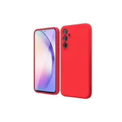 GENERICO - Carcasa Compatible Con Samsung S24 Goma Rojo