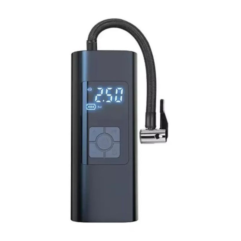 GENERICO - Compresor Mini Portatil 12v Powerbank Linterna