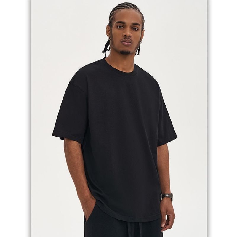 BONVERANO - Polera Manga Corta Oversize Hombre - Beige