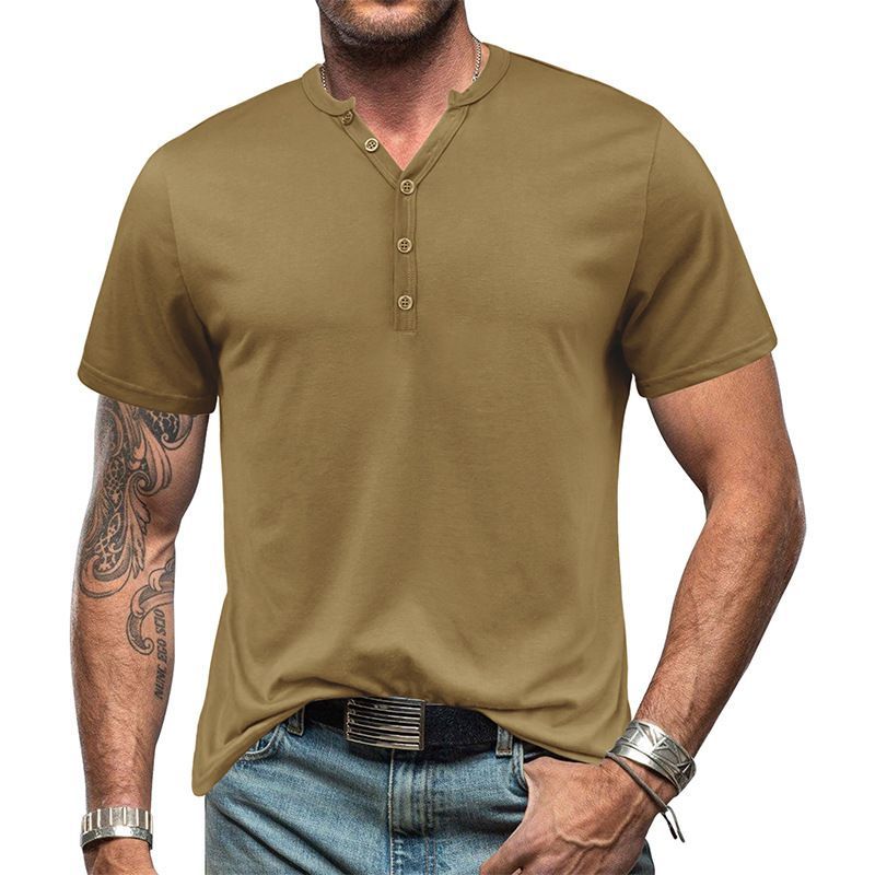BONVERANO - Polera De Manga Corta con botones Hombre - Blanco
