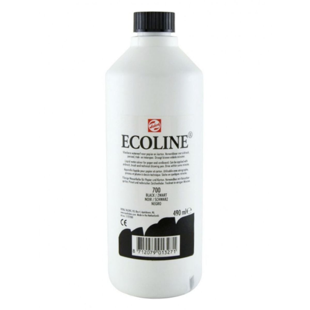 Royal Talens - Acuarela Líquida Ecoline 490ml Negro