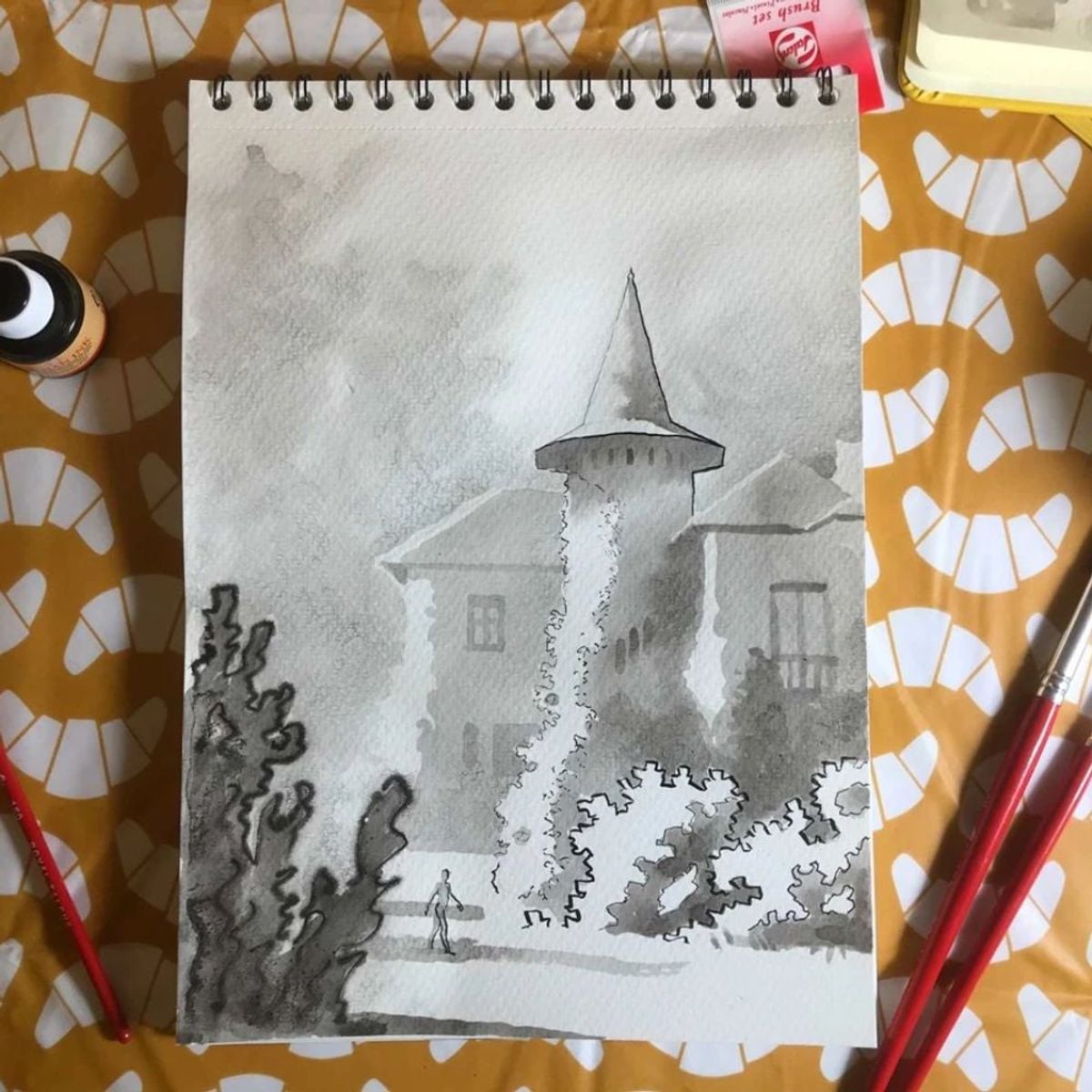 Royal Talens - Acuarela Líquida Ecoline 490ml Negro