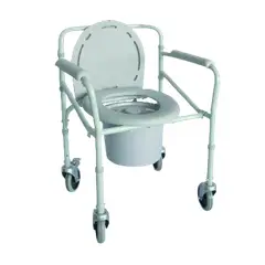 YUWELL - Baño Portátil Esmaltado con Ruedas H023C