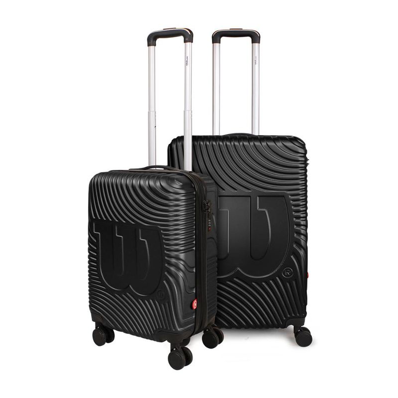 WILSON - Pack 2 maletas S+M cabina y mediana negra Denver WILSON