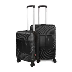 WILSON - Pack 2 maletas S+M cabina y mediana negra Denver