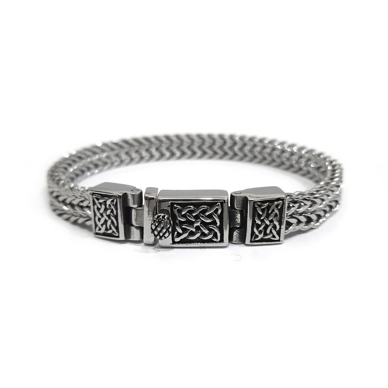 GENERICO - Pulsera De Acero Para Hombre Minerva