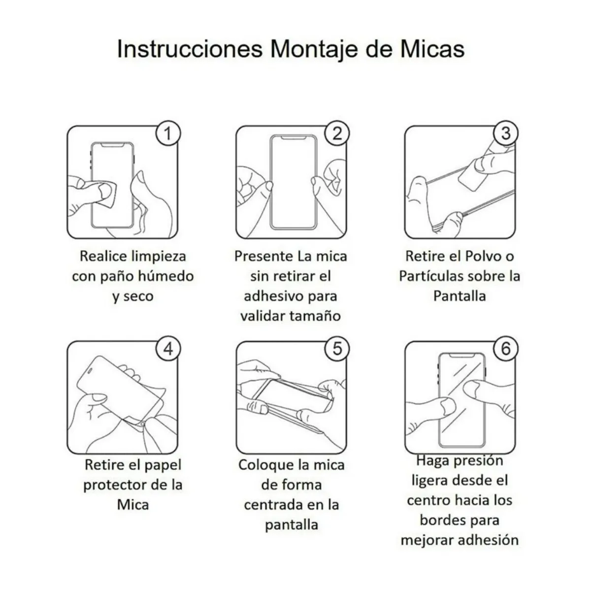 GENERICO - Lamina Mica Vidrio Templado Completa Para Samsung A25