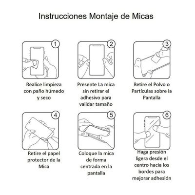 Imagen 2 del producto Lamina Mica Vidrio Templado Completa Para Samsung A25