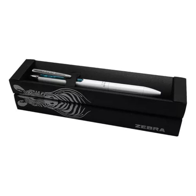 ZEBRA - Bolígrafo Rollerball Zebra Sarasa Grand Media 0,7 mm Blanco