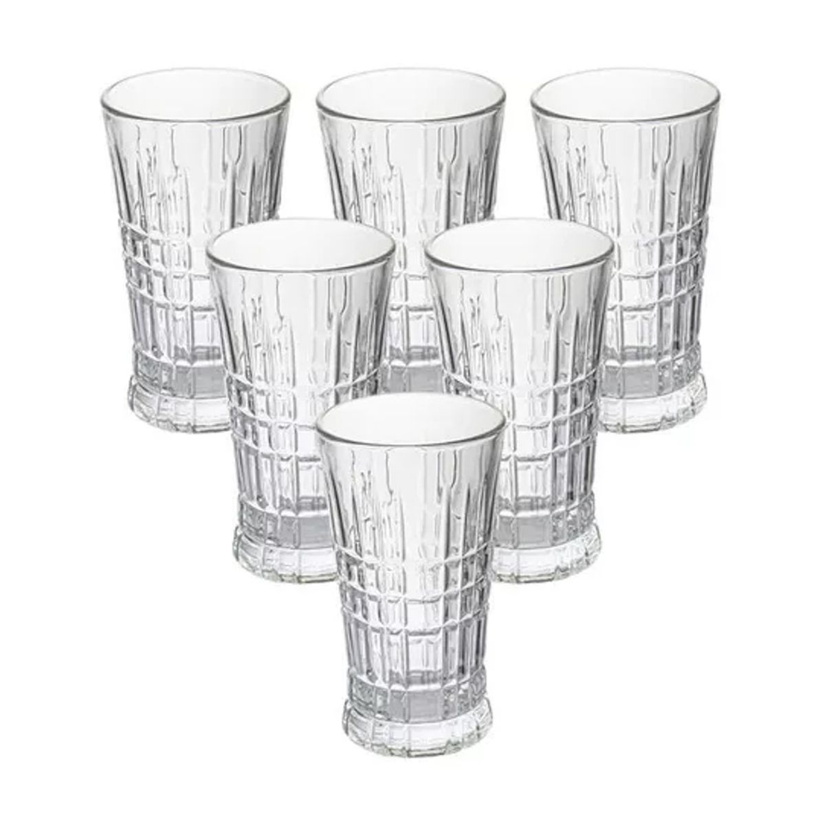 GENERICO - PACK DE 6 VASOS DE VIDRIO