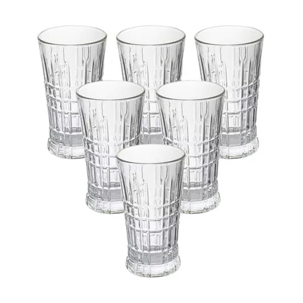 GENERICO - PACK DE 6 VASOS DE VIDRIO