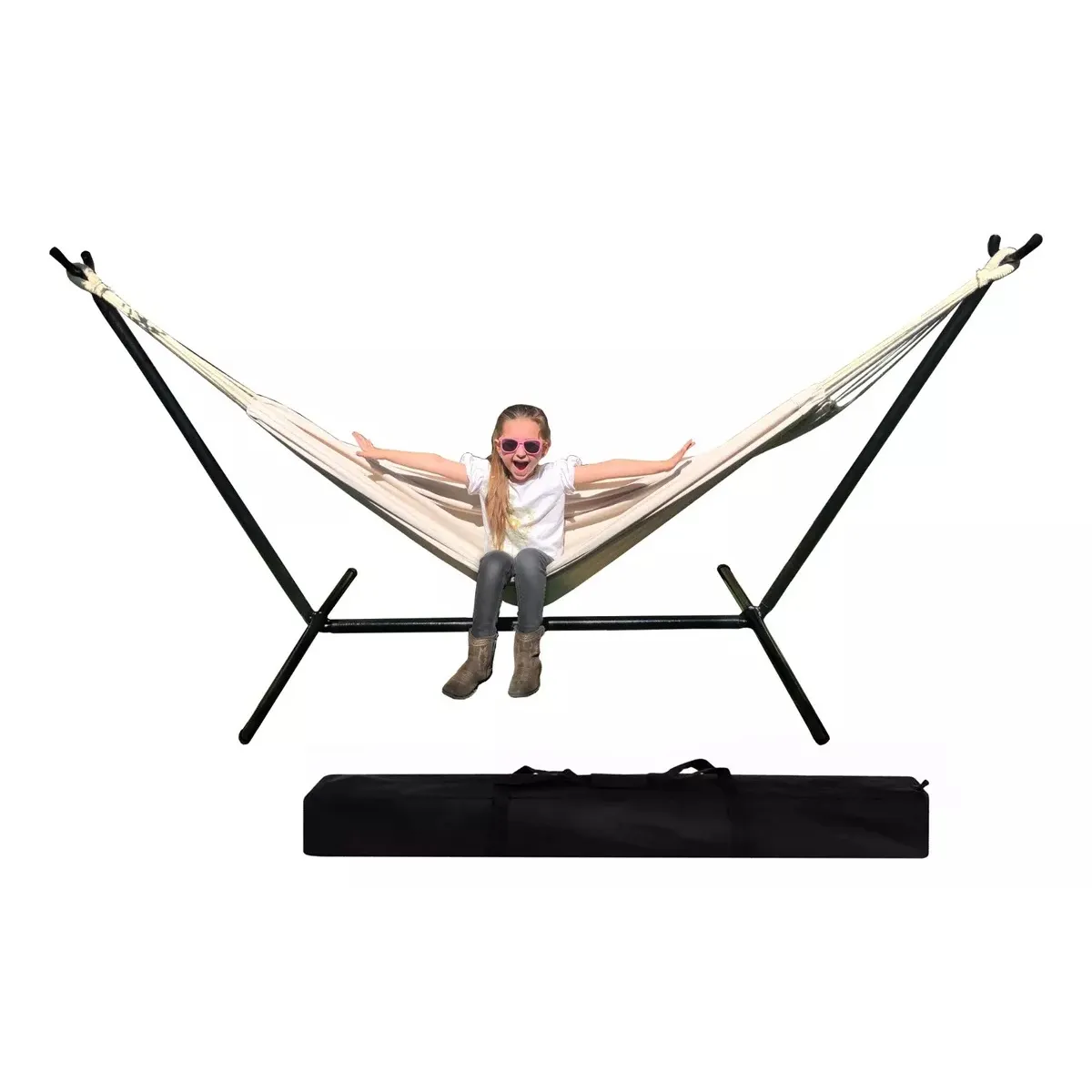 GENERICO - Hamaca con soporte metalico y bolso