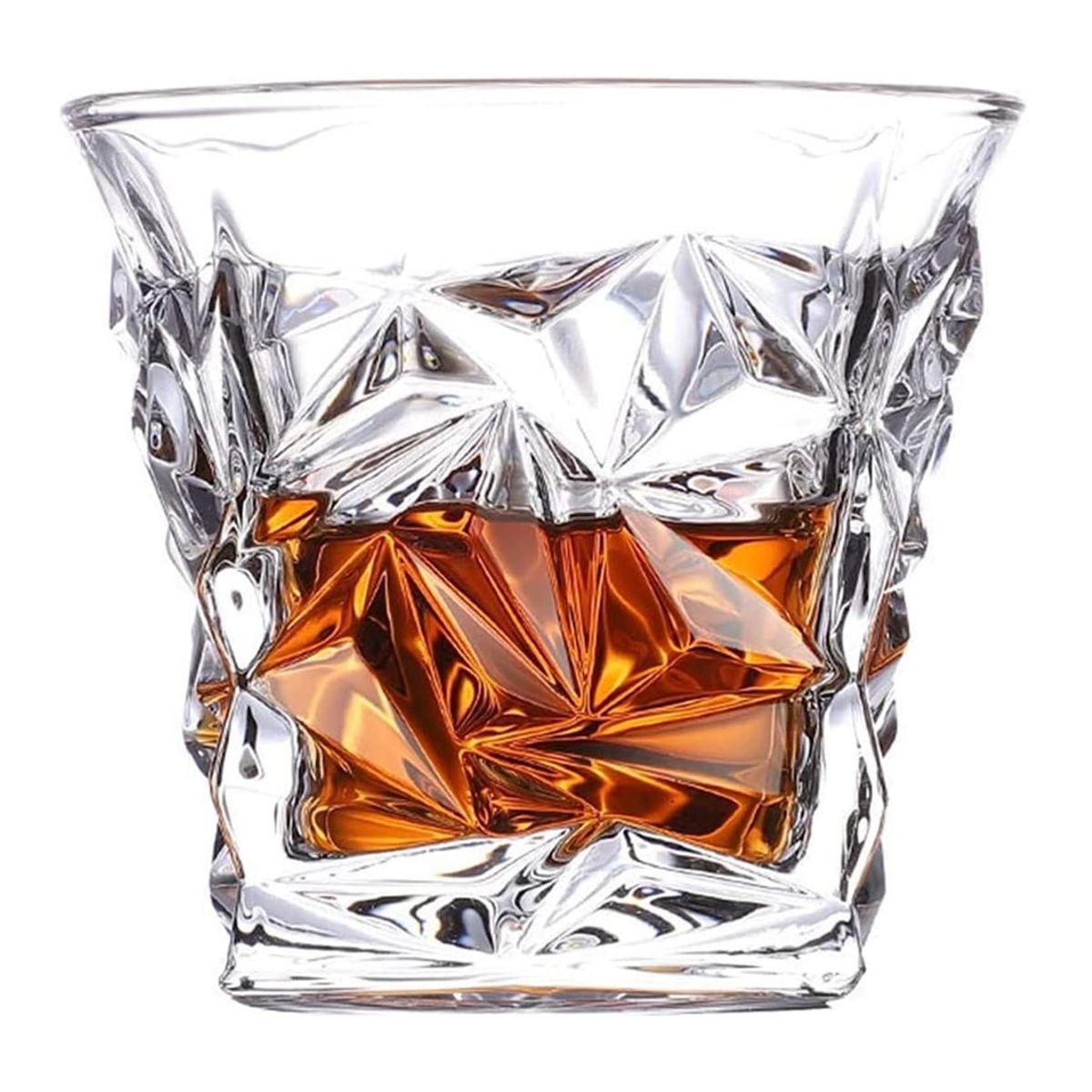 GENERICO - SET 6 VASOS WHISKY DISEÑO MODERNO Y ELEGANTE 290ML