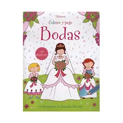 TOP10BOOKS - LIBRO Bodas - Coloreo Y Pego - Bodas - Coloreo Y Pego