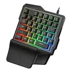 GENERICO - Teclado De Una Mano Teclados Rgb Usb Teclados Mecanico Gamer