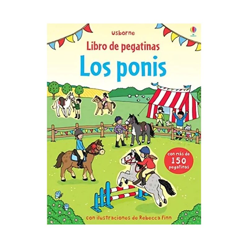 TOP10BOOKS - LIBRO LOS PONIS -LIBRO DE PEGATINAS / FIONA PATCHETT / USBORNE PUBLISHING