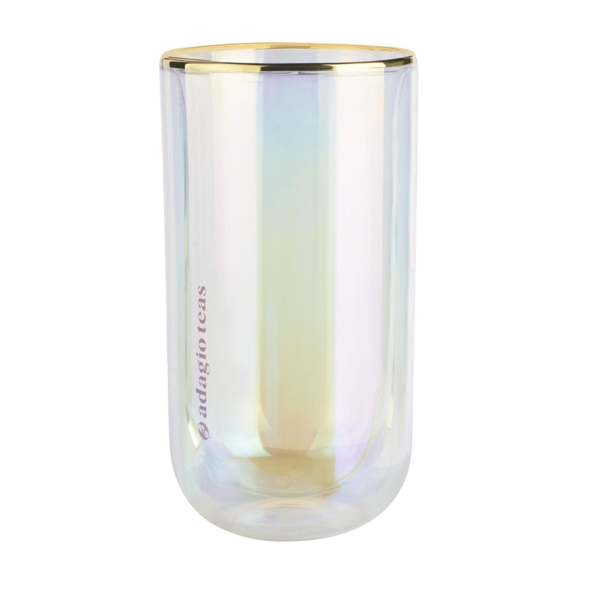 ADAGIO TEAS - Vaso Doble Vidrio Iridescent 430 ml
