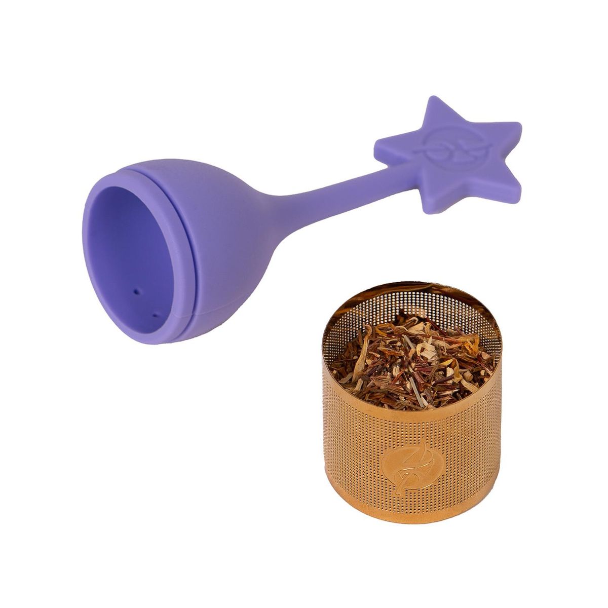 ADAGIO TEAS - Infusor de Goma para Té Estrella Morada