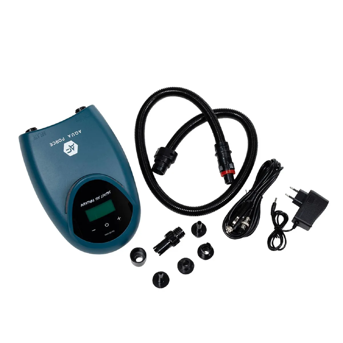 AQUA FORCE - INFLADOR ELÉCTRICO BATERÍA RECARGABLE