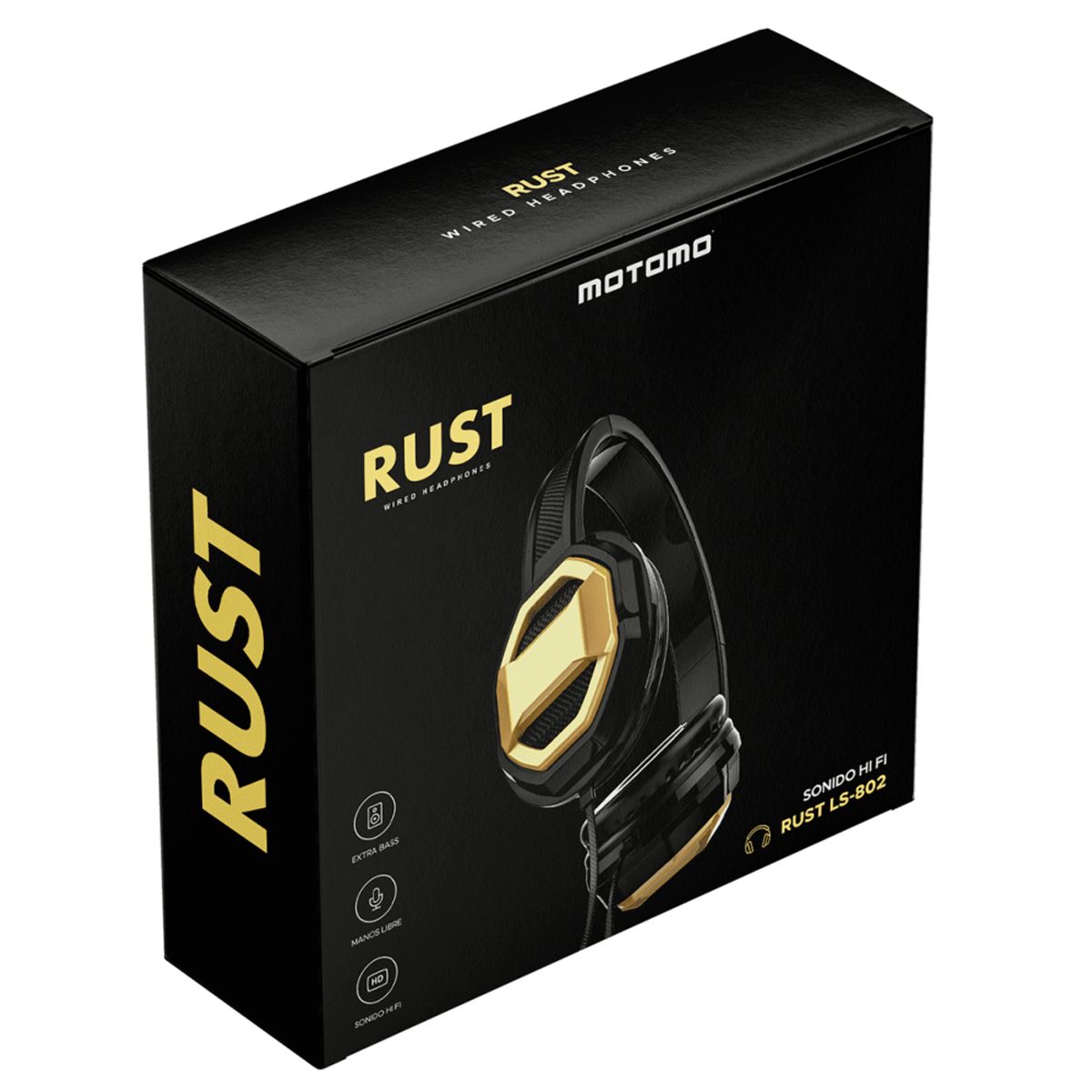 MOTOMO - Audífono Motomo Rust LS802 Alámbrico