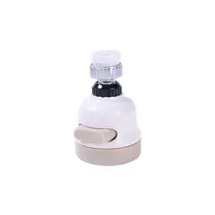 GENERICO - Grifo Ahorrador Giratorio Aireador Agua 360 Grados Acero