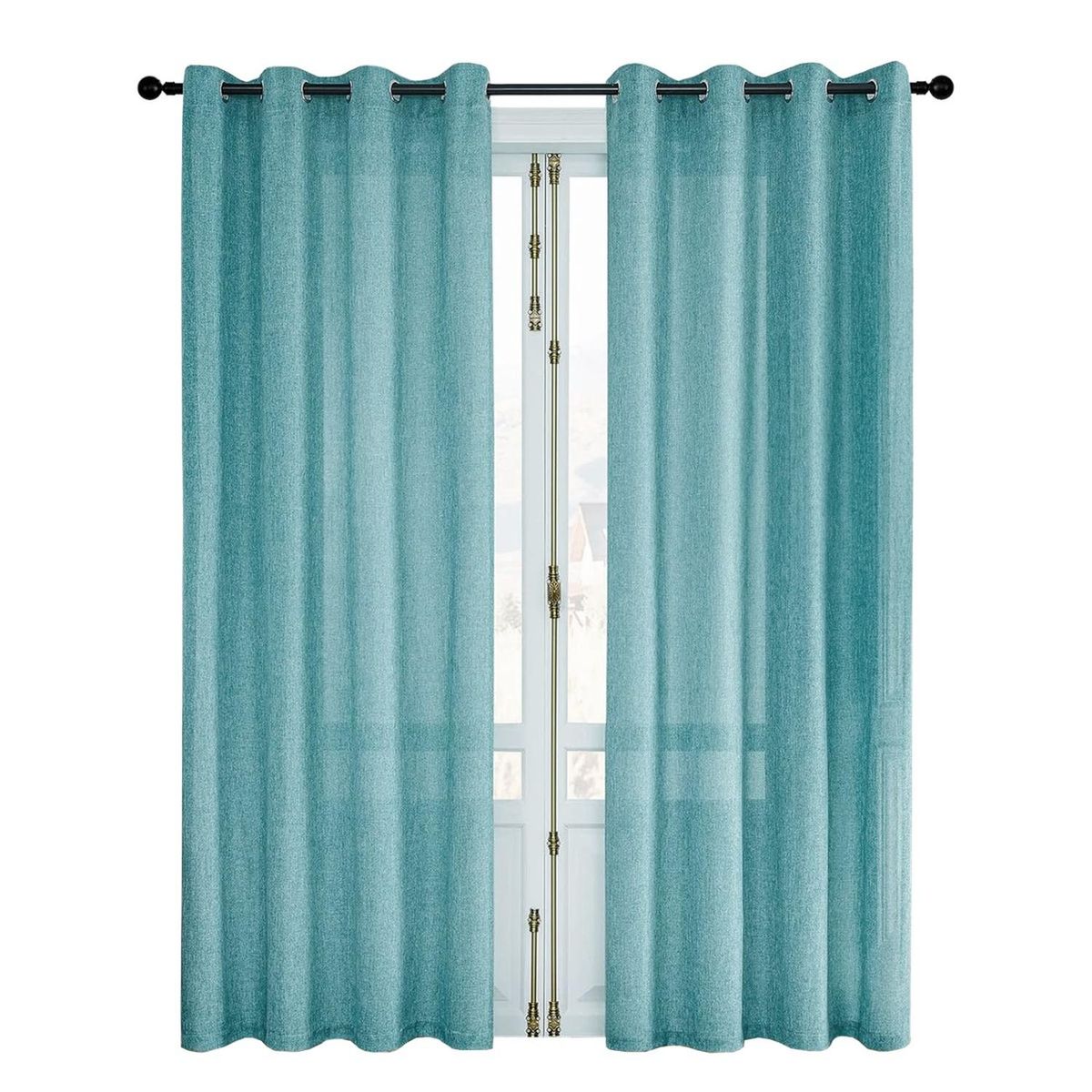 Cortina Semi Blackout x2 Casatua 135x220 Termica Doble Cara - Agua, marca CASATUA - Foto Principal