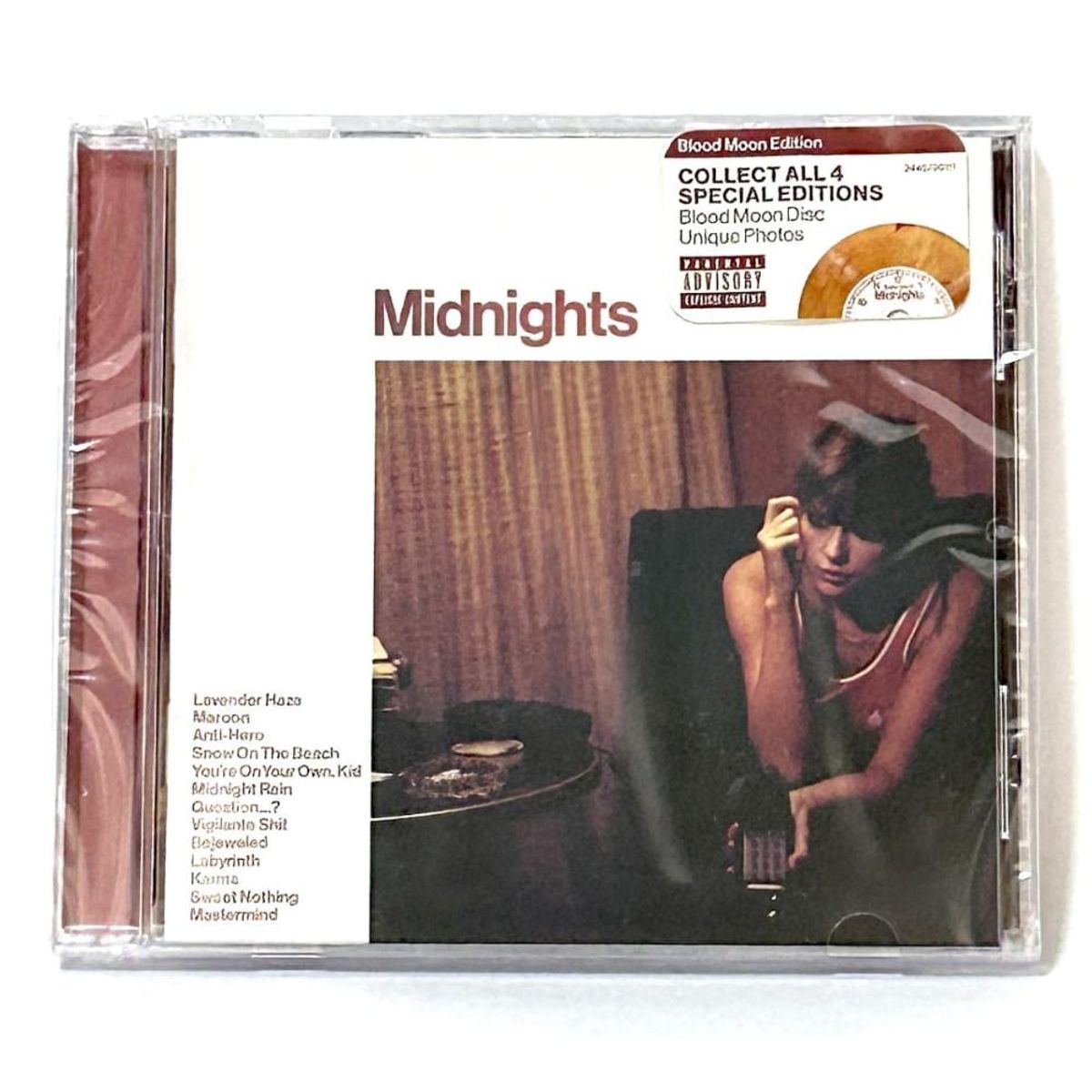 HITWAY MUSIC - TAYLOR SWIFT - MIDNIGHTS BLOOD MOON EDITION-CLEAN - CD