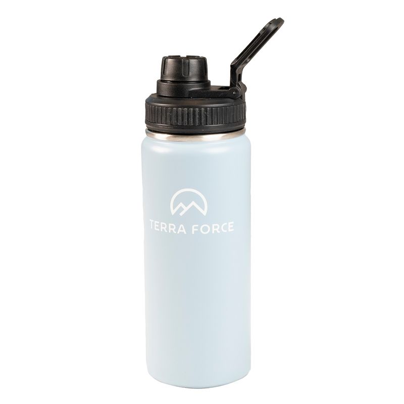 TERRA FORCE - BOTELLA BOCA ANCHA 500ML BLANCO