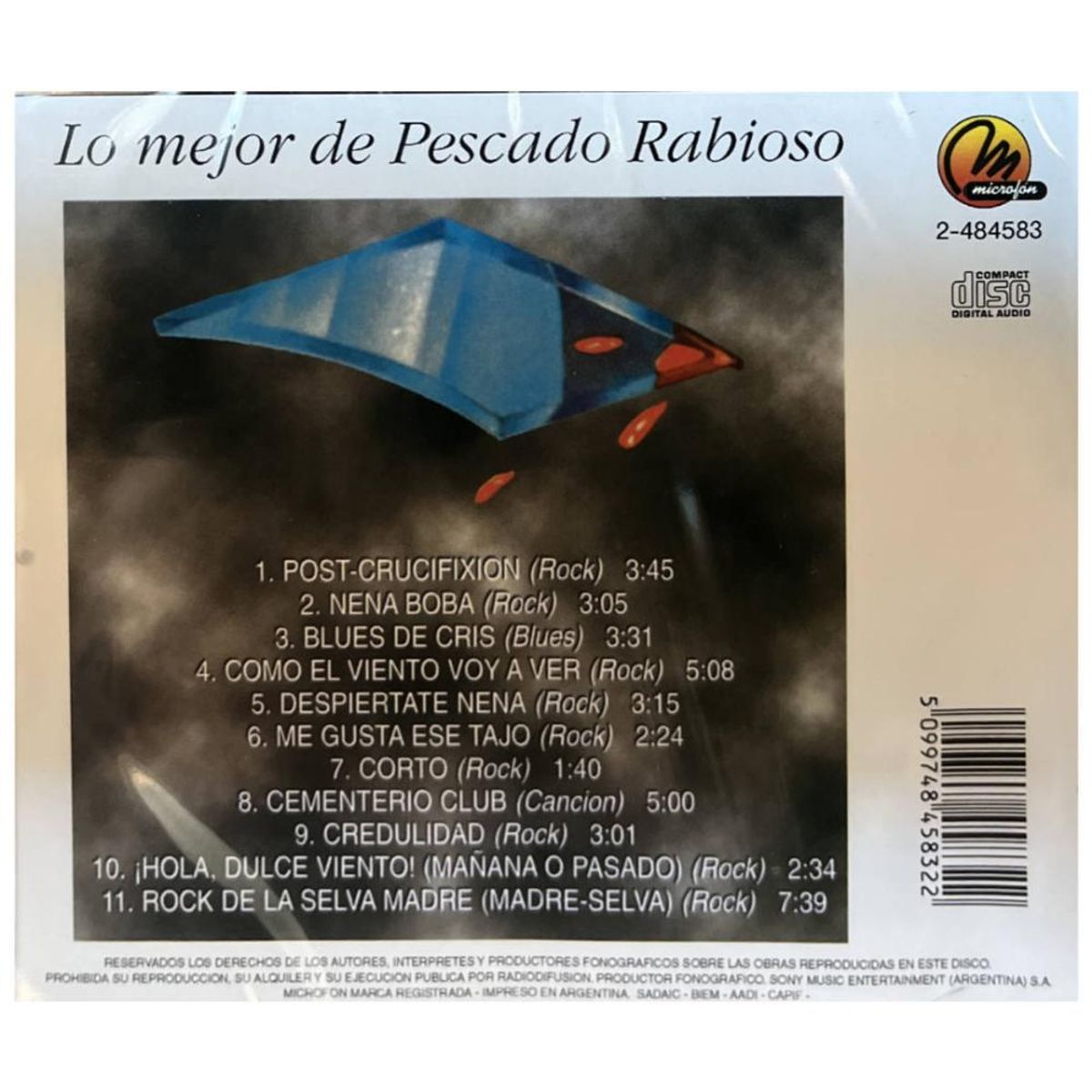 HITWAY MUSIC - PESCADO RABIOSO - LO MEJOR - CD HITWAY MUSIC
