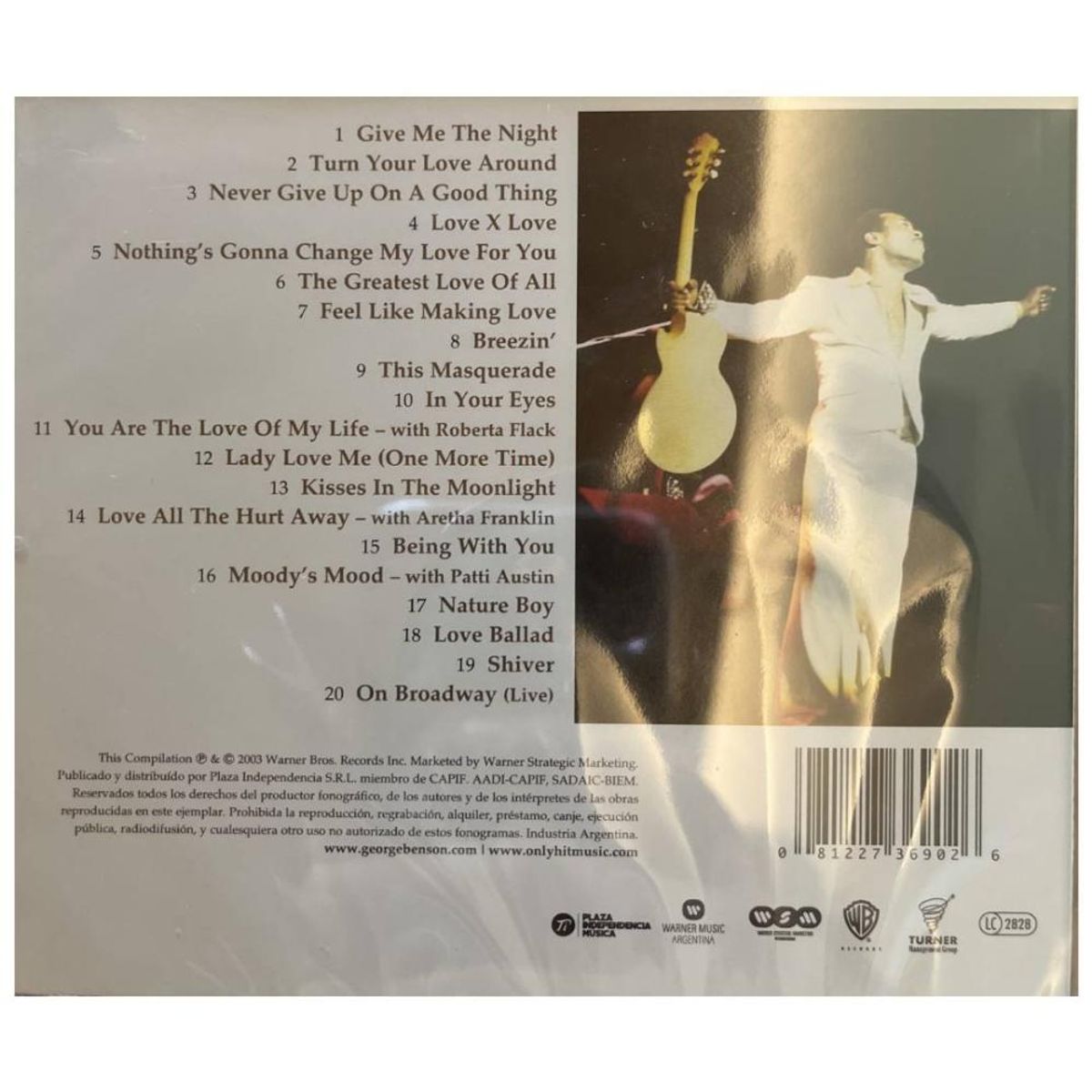 HITWAY MUSIC - GEORGE BENSON - GREATEST HITS OF ALL VERY BEST - CD HITWAY
