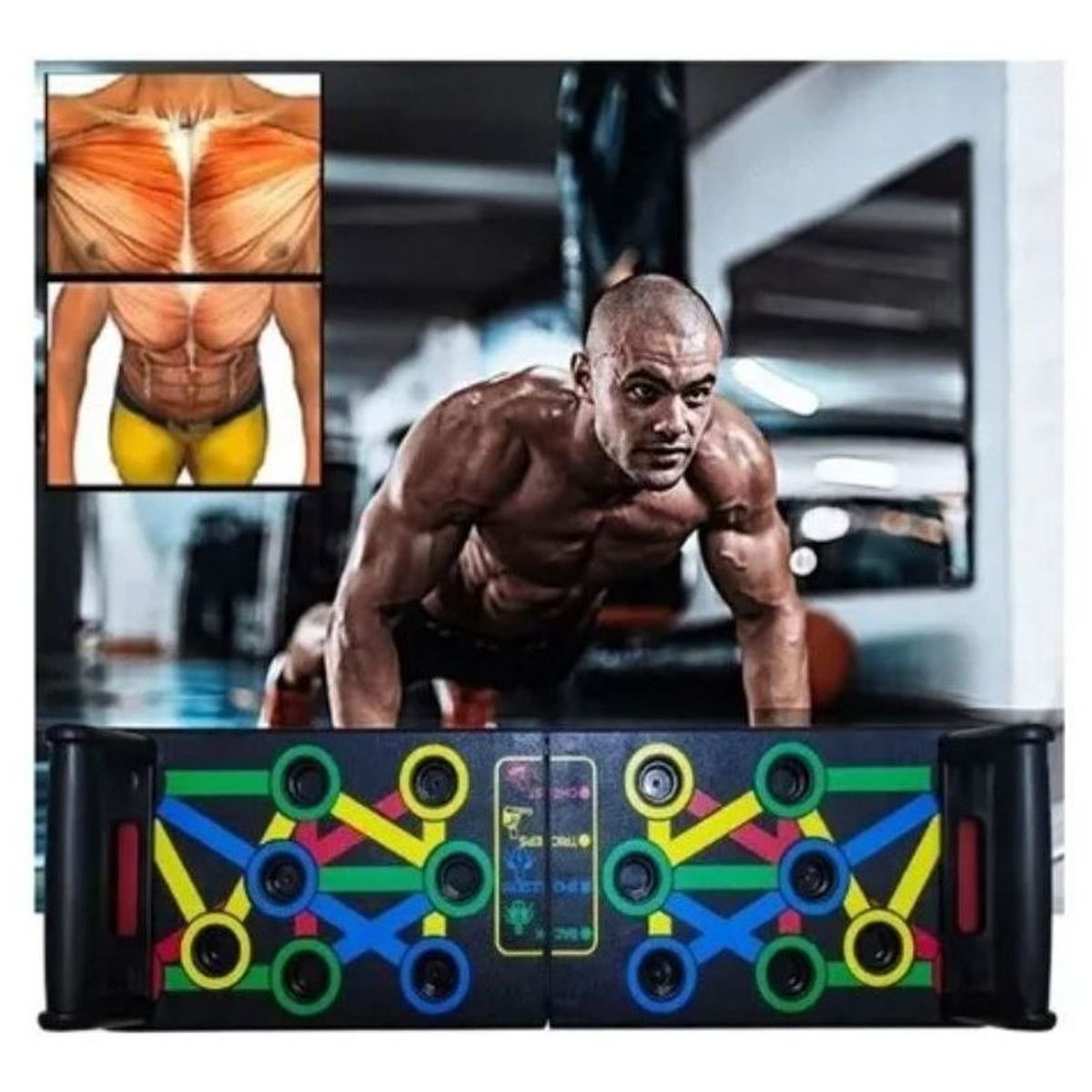 GENERICO - Tabla Para Flexiones Calistenia ejercicio Multiuso Barra Push Up fitness