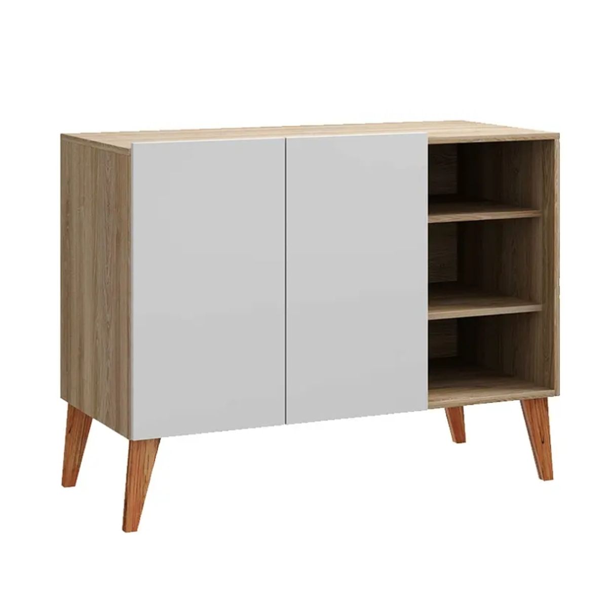 BE DESIGN - BUFFET 1003 LEAVES BLANCO/NATURE