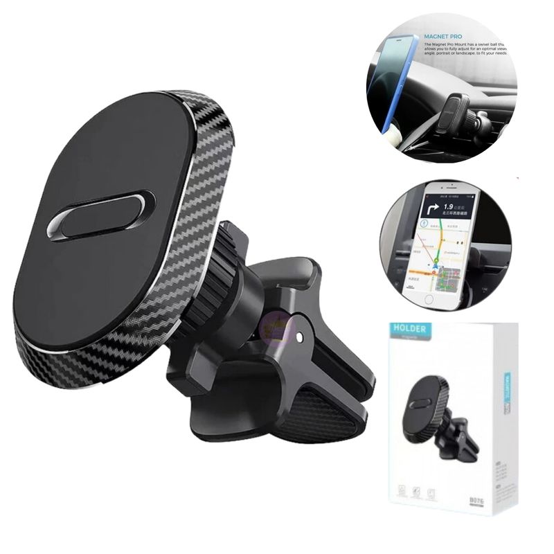 GENERICO - Soporte Magnetico Para Celular Rejilla Carro