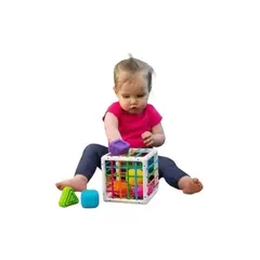 GENERICO - Juego Didáctico Cubo Sensorial Bebé Estimulación Temprana