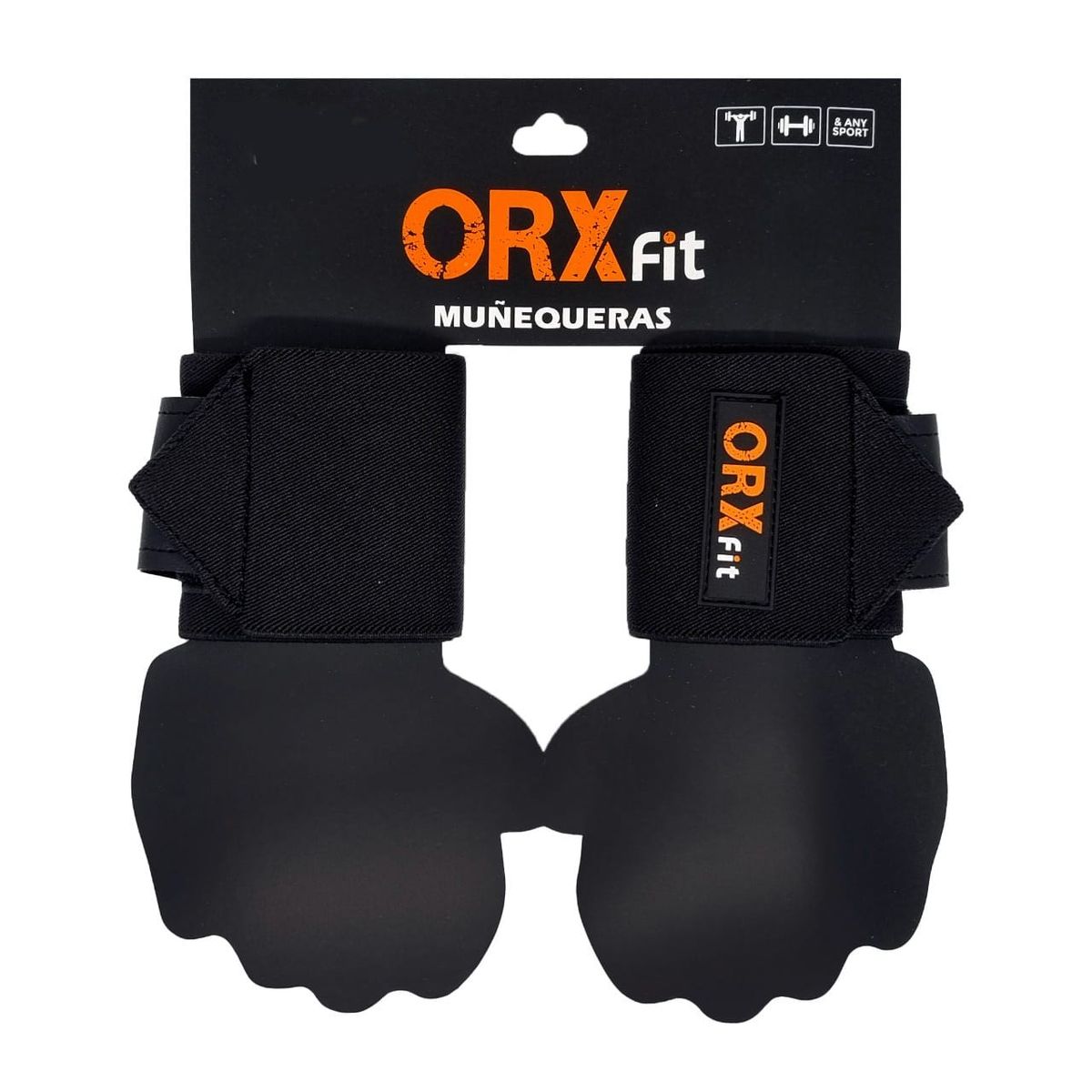 ORXFIT - MUÑEQUERAS NEGRA - ORXFIT