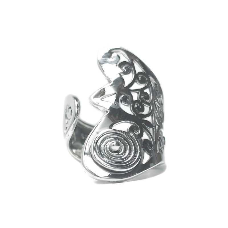 ANDREA COGGIOLA JOYAS - Anillo Calado Plata Fina 925