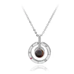 GENERICO - Collar de Regalo Te Amo En 100 Idiomas
