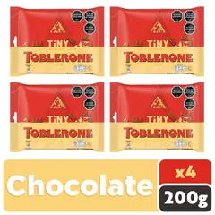 TOBLERONE - Chocolate Leche Bolsa Mini 200g x4