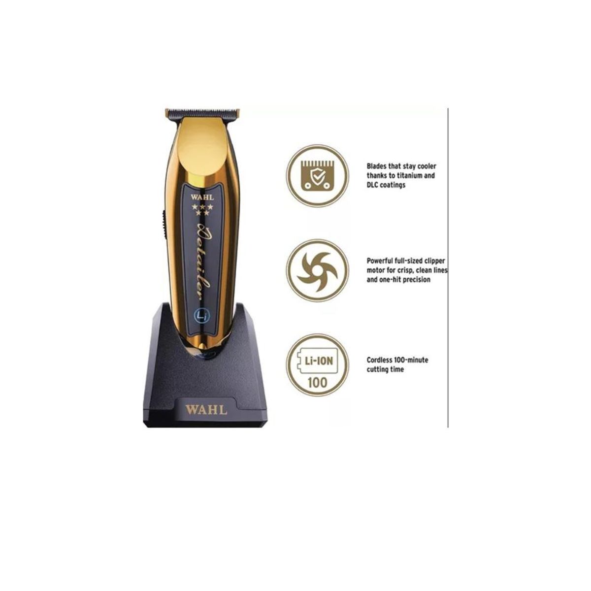 WAHL - Wahl Trimmer Detailer Li Gold Inalambrica Cordless Dorado WAHL.