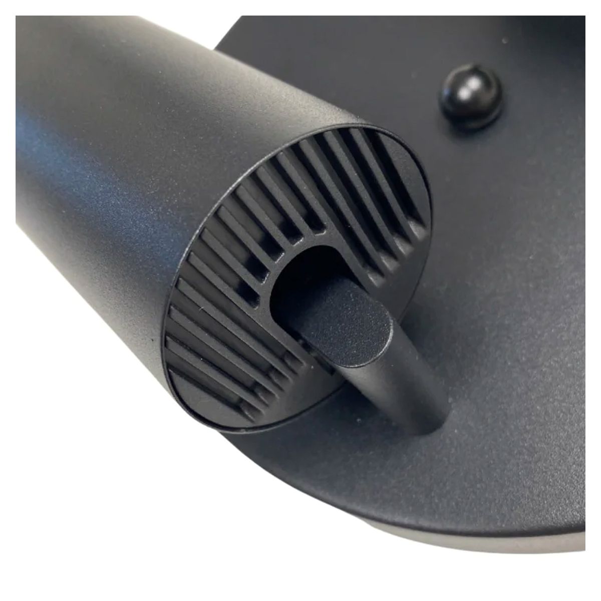 HB LEDS - Foco Sobrepuesto Base Redonda 2xGU-10 Altair II Negro Ampolleta Cálida