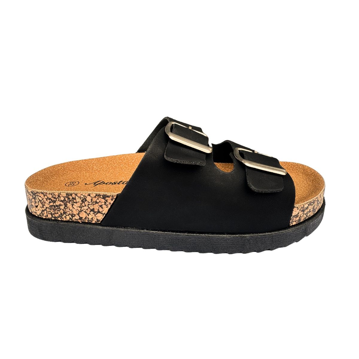 APOSTOL - SANDALIA MUJER CALA NEGRO BELLA MODA