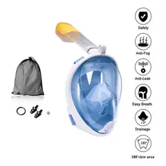 GENERICO - Mascara De Buceo Full Face Snorkel Máscara De Buceo Adulto