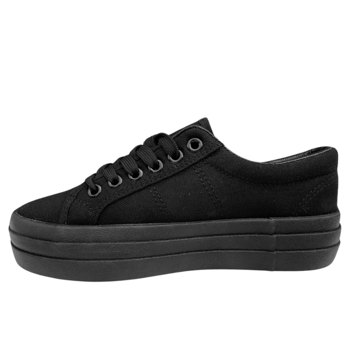 BOTELI - ZAPATILLA MUJER HANA NEGRO BELLA MODA