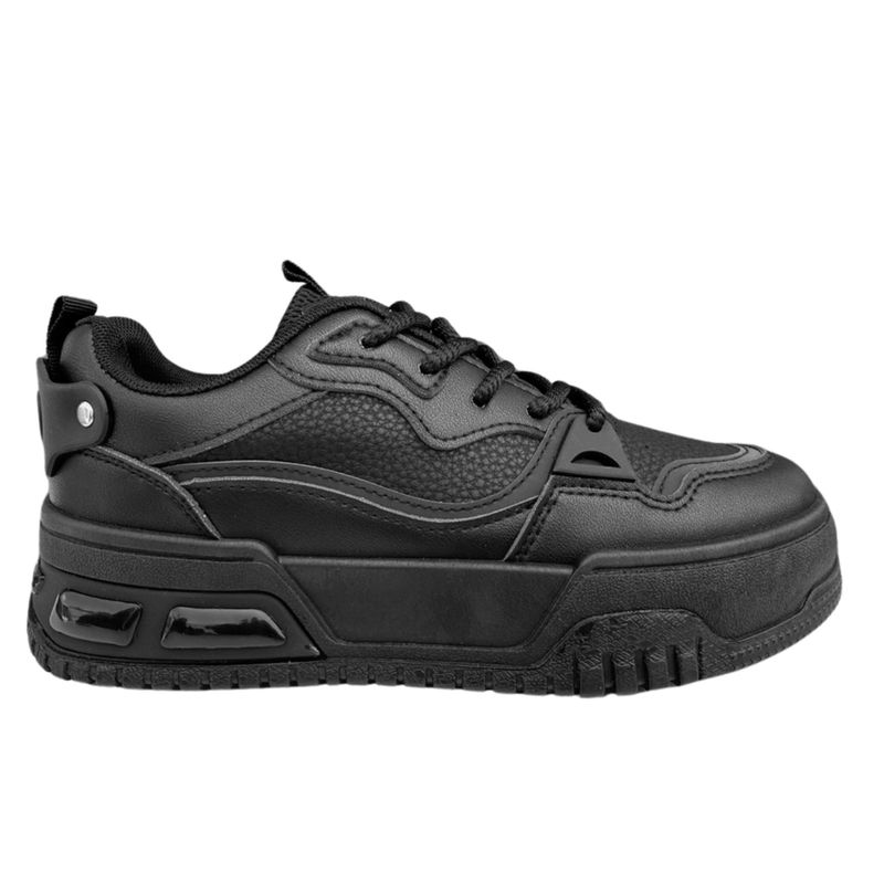 BOTELI - ZAPATILLA URBANA MUJER DEKA NEGRO BELLA MODA