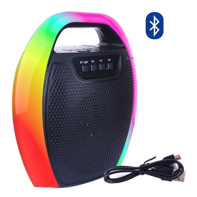 Imagen 2 del producto Parlante Portatil Luz Led 6 Pulgadas Bluetooth/mp3/fm