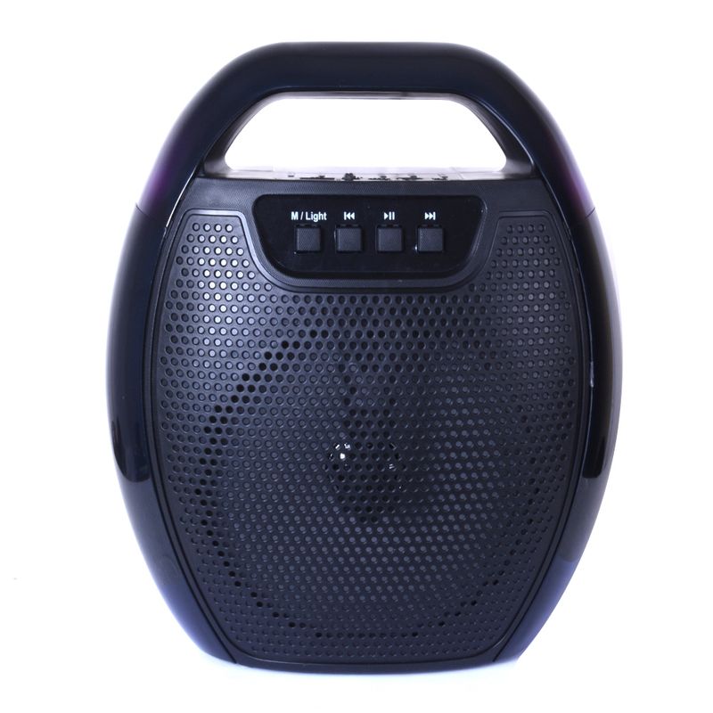 GENERICO - Parlante Portatil Luz Led 4 Pulgadas Bluetooth/mp3/fm