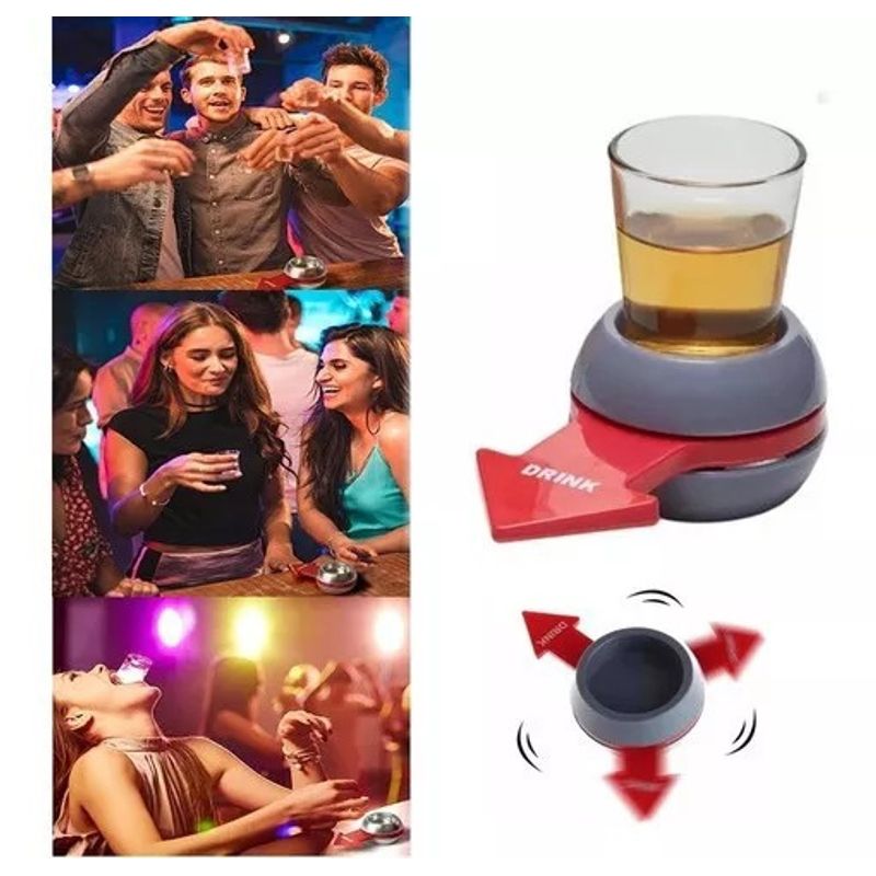 GENERICO - Juego Ruleta Tragos Bebidas Spin The Shot